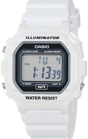 Casio Unisex F-108WHC-7ACF Classic White Resin Band Watch