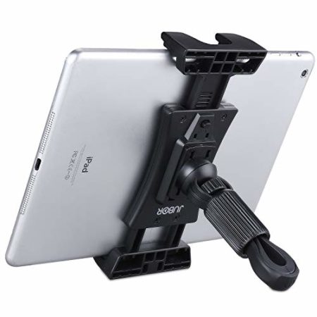 JUBOR Bike Tablet Holder, Portable Bicycle Car Phone Tablet Mount for Indoor Gym Treadmill, Spinning, Exercise Bike for iPad, iPad Pro, iPad Mini, 2, 3, iPad Air, iPhone Smartphone