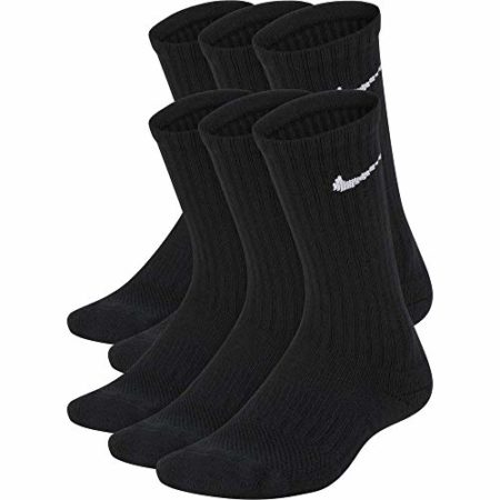 Nike Kids' Performance Cushioned Crew Training Socks (6 Pair)