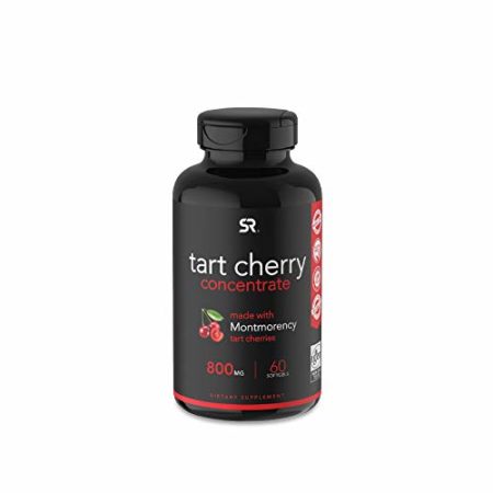 Tart Cherry Concentrate - Made from Organic Cherries; Non-GMO & Gluten Free (60 Liquid Softgels)