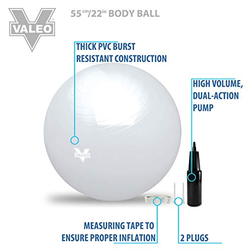 Valeo exercise ball top