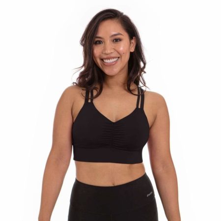 Double Down Bra - Booya Black front